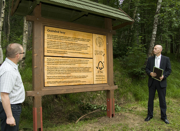 Správa KRNAP získala certifikát FSC® v r. 2009 jako prestižní zhodnocení vysoké kvality péče o lesní ekosystémy Krkonošského národního parku.