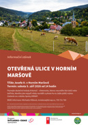 Otevřená ulice v Horním Maršově