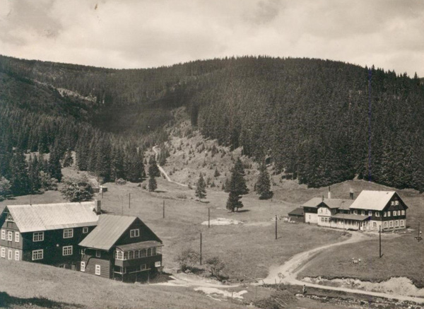 Jelení Louky na historické fotografii, archiv Krkonošského muzea Správy KRNAP