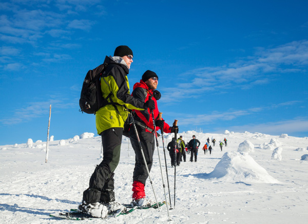  Pro návštěvníky na sněžnicích platí stejná pravidla jako pro pěší či lyžaře. 