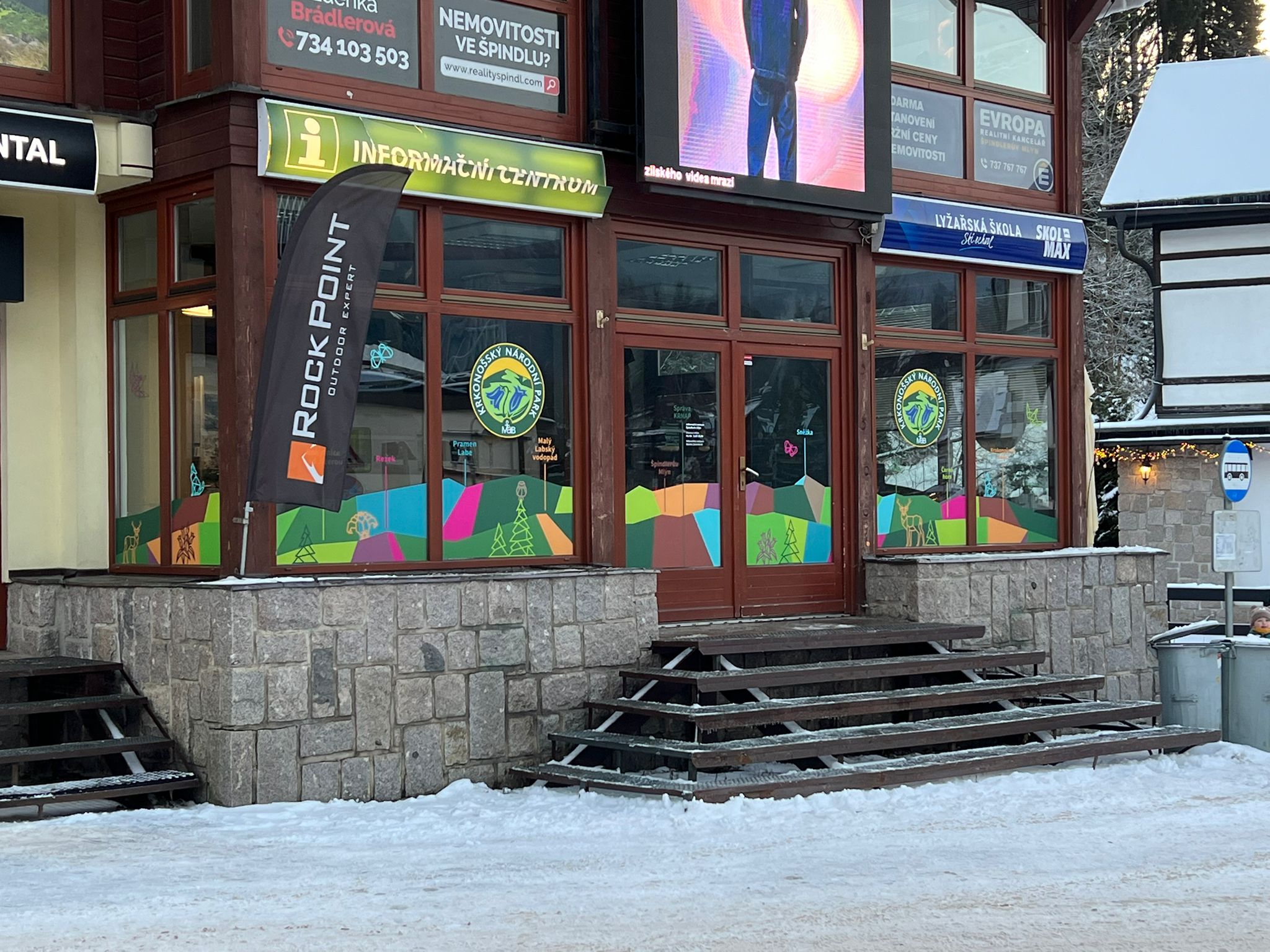 Informační centrum Správy KRNAP se nyní nachází v centru Špindlerova Mlýna.