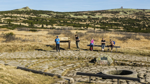 Turisté v Krkonoších 31. října 2022, foto: Kamila Antošová, archiv Správy KRNAP